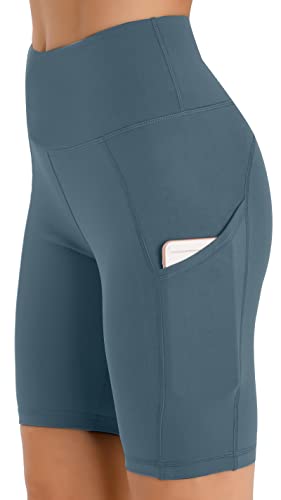 JOYSPELS Kurze Sporthose Radlerhose Damen High Waist Kurze Hose Leggings Laufhose Damen Kurz, Grün, S von JOYSPELS