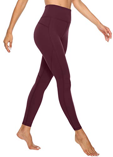 JOYSPELS Sport Leggings Damen, Sporthose Damen Sportleggins Yogahose Cassis L 40 von JOYSPELS