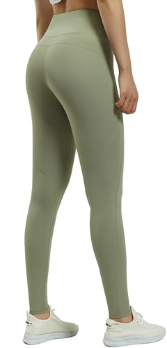 JOYSPELS Sport Leggings Damen High Waist Sporthose mit Tasche Yoga Leggins Blickdicht Sportleggins Yogahose Laufhose, Samtgrüngrau, M JOYSPELS Sport Leggings Damen High Waist Sporthose mit Tasche Yoga Leggins Blickdicht Sportleggins Yogahose Laufhose, Samtgrüngrau, M von JOYSPELS