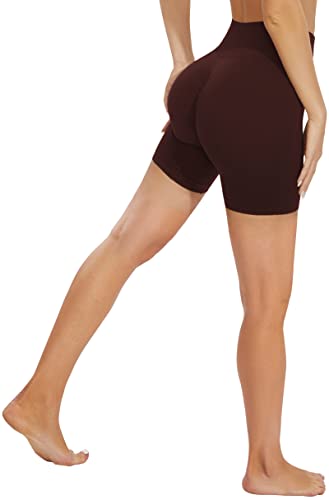 JOYSPELS Sport Shorts Damen Scrunch Butt, Kurze Sporthose Damen Gym Shorts Laufhose Radlerhose Cassis S von JOYSPELS