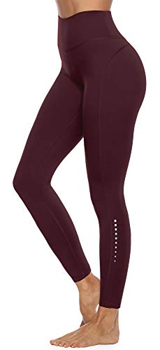 JOYSPELS Sporthose Damen, Leggings Damen Yogahose Sportleggins Lang Sportbekleidung, Cassis 36 / S von JOYSPELS