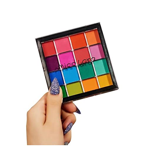 Beauty palette 16 farbe Lidschatten Palette Bunte Schatten Palette Glitter Highlighter Schimmer Make up Pigment Matte Lidschatten Pallete Make up palette(France) von JOYTILLGU