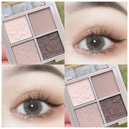 Beauty palette 4 farbe lidschatten leicht zu farbenfarben matte perlenden erdigen lid schatten palette professionelle lidschatten pallete kosmetisch Make up palette Beauty palette 4 farbe lidschatten leicht zu farbenfarben matte perlenden erdigen lid schatten palette professionelle lidschatten pallete kosmetisch Make up palette von JOYTILLGU