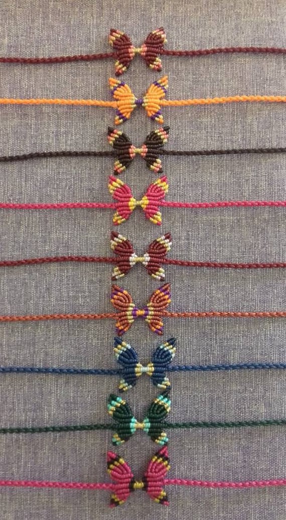 Schmetterling, Schmetterling Armband, Schmetterling Makramee Schmuck, Makramee Schmetterling, Boho Style, Mariposa, Farfala, Papillon, Boho von JOYbyAndrianna