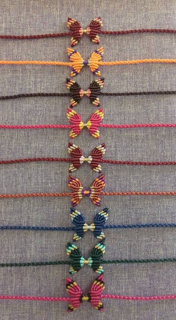 Schmetterling, Schmetterling Armband, Schmetterling Makramee Schmuck, Makramee Schmetterling, Boho Style, Mariposa, Farfala, Papillon, Boho von JOYbyAndrianna
