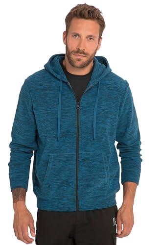 JP 1880 Strickfleece-Hoodiejacke, Outdoor, Kapuze, Kängurutasche tiefseeblau 5XL 817722760-5XL von JP 1880