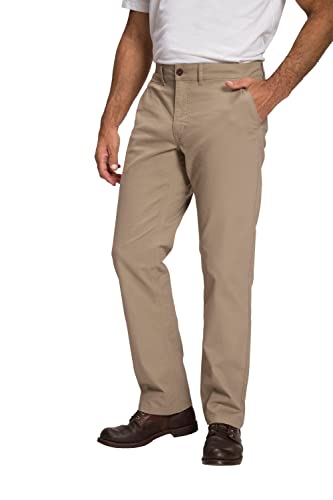 JP 1880 Herren große Größen Übergrößen Menswear L-8XL Chino Hose, Bauchfit, FLEXNAMIC®, 4-Pocket, Regular Fit Sand 27 748444310-27 von JP 1880