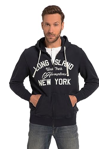 JP 1880, Herren, Große Größen, Hoodiejacke, Vintage Look, Kapuze, Kängurutasche von JP 1880