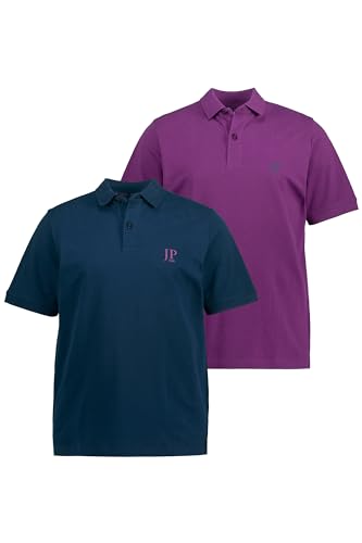 JP 1880 Herren Poloshirts, 2er-pack, Violett, L EU von JP 1880