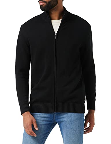 JP 1880 Herren große Größen Übergrößen Menswear L-8XL Strickjacke, Stehkragen, Rippbündchen schwarz 6XL 717032130-6XL von JP 1880