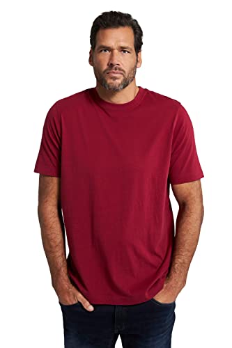 JP 1880 Herren T-Shirt, Dunkelrot, 4XL von JP 1880