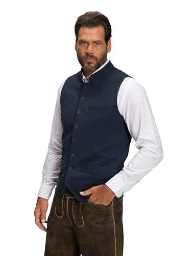JP 1880 Herren Weste, Tracht, Sweat, Stehkragen, Stickerei, Navy Blau, 6XL EU JP 1880 Herren Weste, Tracht, Sweat, Stehkragen, Stickerei, Navy Blau, 6XL EU von JP 1880