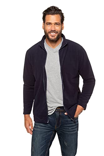 JP 1880 Herren Fleecejacke Mantel, Blau (Dunkelblau 70), 6XL EU von JP 1880