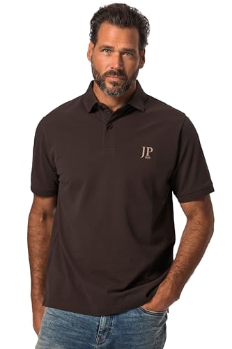 JP 1880 Herren, 2er-Pack Poloshirts, Schwarze Nacht, 5XL von JP 1880