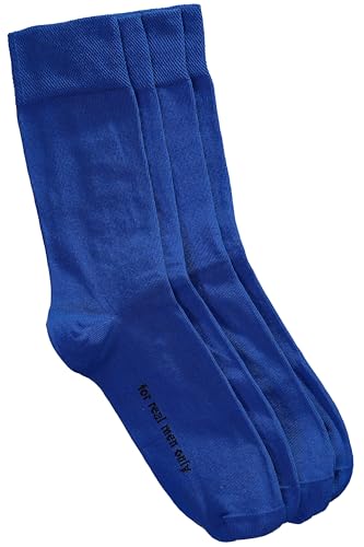 JP 1880 Herren, 2er-Pack, Komfort-bündchen Socken, Kobalt blau, 39+ von JP 1880