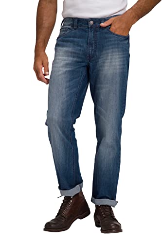 JP 1880 Herren, 5-Pocket, Denim, Regular Fit, bis Gr. 72/36 Jeans, Blauer Jeansstoff, 36W x 36L von JP 1880