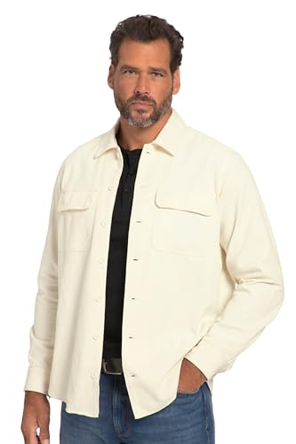 JP 1880 Herren, Overshirt, 1 Hemd, Taupe, L von JP 1880