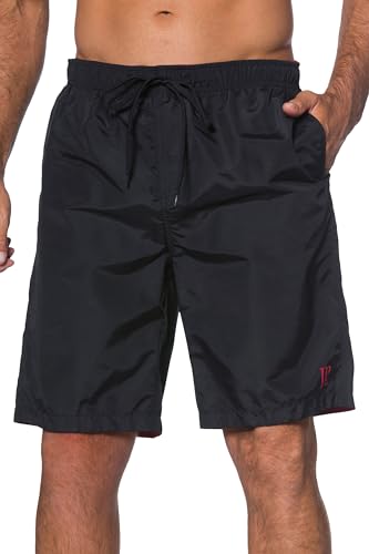 JP 1880 Herren Badeshorts, Beachwear, Elastikbund Badeshorts Schwarz 8XL von JP 1880