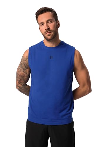 JP 1880 Herren Active, Tanktop, Rh, Funktion, Rückenprint T-Shirt, Titan blau, 6XL von JP 1880