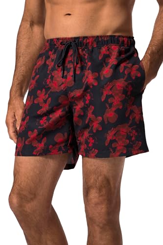 JP 1880 Herren Badeshorts, Elastikbund, AOP Floral Badehose, dunkel Marine, 3XL von JP 1880