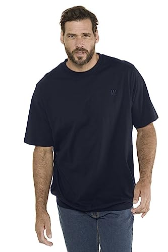JP 1880 Herren große Größen Übergrößen Menswear L-8XL T-Shirt, Bauchfit, Basic, Halbarm, XXL bis 10XL dunkel Marine 5XL 712616730-5XL JP 1880 Herren große Größen Übergrößen Menswear L-8XL T-Shirt, Bauchfit, Basic, Halbarm, XXL bis 10XL dunkel Marine 5XL 712616730-5XL von JP 1880