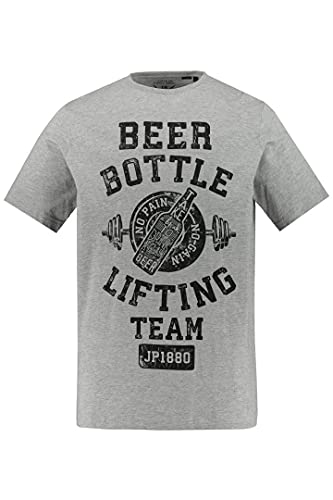 JP 1880 Herren Beer T-Shirt, grau Melange, XL von JP 1880