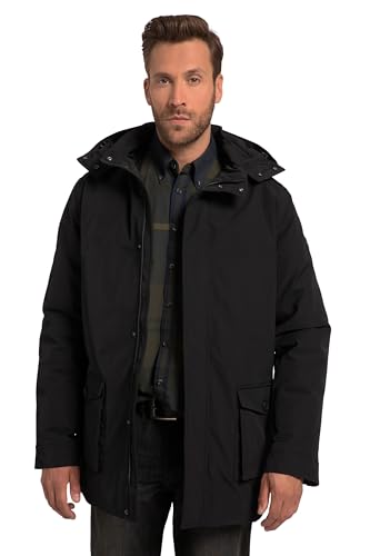 JP 1880 Herren Funktions FLEXNAMIC, Outdoor, Doppelfunktion, Kapuze, bis 8 XL Jacke, schwarz, 3XL Grande Taille von JP 1880