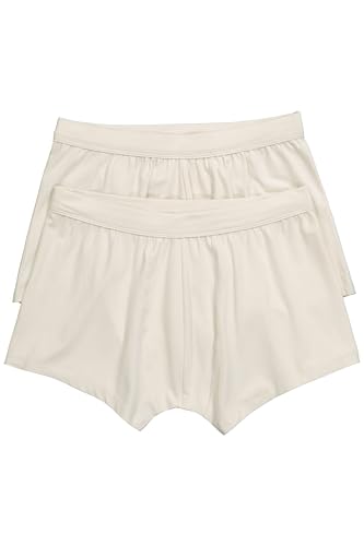JP 1880 Herren Hip-Pants 2er Pack, Bauchfit, Biobaumwolle Slips, Sand Grau, 4XL von JP 1880