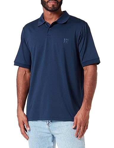 JP 1880 Herren Jay-PI, Golf, Halbarm, Quickdry Poloshirts, Mattes Nachtblau, 3XL Grande Taille von JP 1880