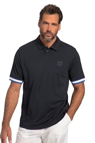 JP 1880 Herren Jay-PI Poloshirt, FLEXNAMIC, Tennis, Halbarm T-Shirt, Navy Blau, 4XL von JP 1880