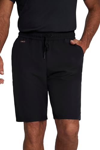 JP 1880 Herren Jay-PI Shorts, Tennis, Quickdry, Elastikbund Hose, schwarz, 4X-Large von JP 1880