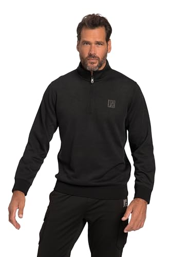 JP 1880 Herren Jay-PI Troyer, Flexnamic, Golf, Kragen mit Zipper Sweatshirt, schwarz, 3XL Grande Taille von JP 1880