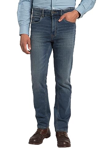 JP 1880 Herren Jeans, FLEXNAMIC, Straight Fit, 5-Pocket, bis Gr. 36/72 Jeanshose, Blue Denim, 43 von JP 1880