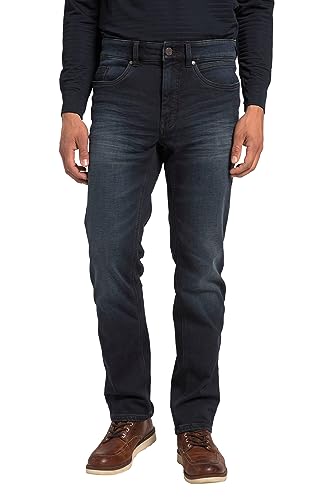 JP 1880 Herren Jeans, FLEXNAMIC, Straight Fit, 5-Pocket, bis Gr. 36/72 Jeanshose, Dark Blue Denim, 39 von JP 1880