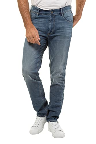 JP 1880 Herren große Größen Übergrößen Menswear L-8XL Jeans, Denim, Traveller-Bund, Straight Fit, bis Gr. 70/35 Light Blue 29 718213901-29 von JP 1880