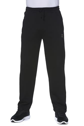 JP 1880 Herren L-8XL bis 8XL, Jogginghose, Hose mit elastischem Bund und Saum, 2 Eingrifftaschen, gerade geschnitten schwarz 5XL 702635 10-5XL von JP 1880