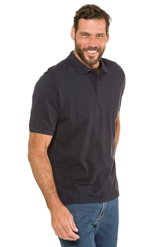 JP 1880 Herren große Größen Übergrößen Menswear L-8XL Poloshirt, Basic, Halbarm, Piqué, bis 10XL dunkel Marine 4XL 702560730-4XL von JP 1880