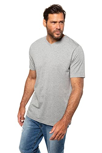 JP 1880 Herren V-shirt, Grau Melange, XXL EU von JP 1880