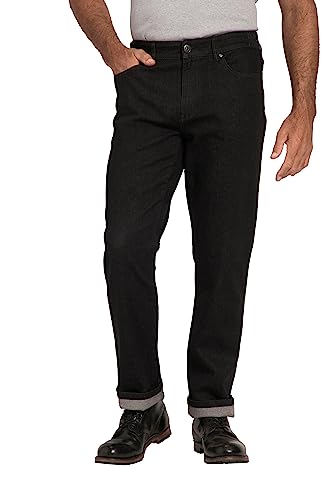 JP 1880 Herren Traveller-Jeans, Regular Fit, seitlich elastischer Bund, bis Gr. 36/72 Hose, Black, 42 Größen von JP 1880