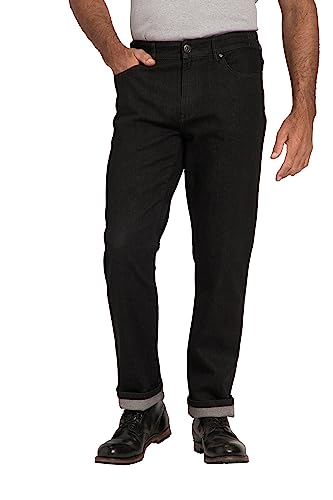 JP 1880 Herren Traveller-Jeans, Regular Fit, seitlich elastischer Bund, bis Gr. 36/72 Hose, Black, 44 Größen von JP 1880