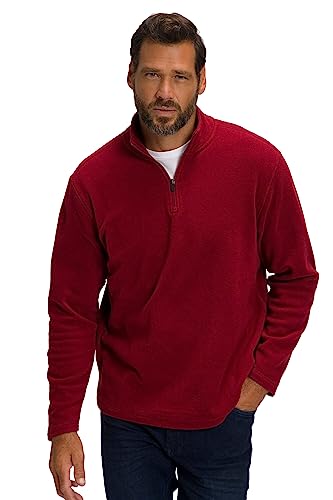 JP 1880 Herren Troyer, Fleece, Stehkragen, Zipper Jacke, rost, 3XL von JP 1880