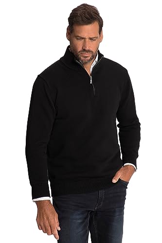 JP 1880 Herren Troyer Pullover, Schwarz, 5XL EU von JP 1880