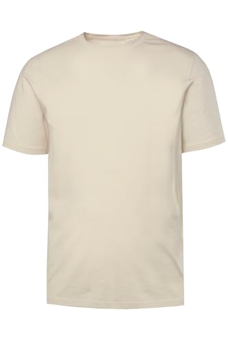 JP 1880 Herren große Größen Menswear L-8XL T-Shirt, Basic, Halbarm, FLEXNAMIC®, GOTS zertifizierte Biobaumwolle, bis 8 XL Sand grau 3XL 834082151-3XL von JP 1880