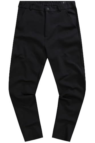 JP 1880 Herren große Größen Menswear L-8XL Jersey-Hose, Chino, FLEXNAMIC®, Business, Chino, Baukasten New York, bis 8 XL schwarz 3XT 806097100-3XT von JP 1880