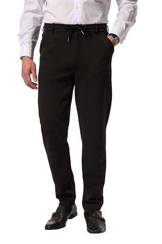 JP 1880 Herren große Größen L-8XL Jersey-Hose, Schlupfbundhose, Chino, FLEXNAMIC®, Business, Baukasten New York, bis 8 XL schwarz 5XL 823920100-5XL von JP 1880