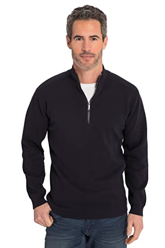 JP 1880 Herren Troyer Stehkragen, Rv, Milano Pullover, Mattes Nachtblau, 6XL EU von JP 1880