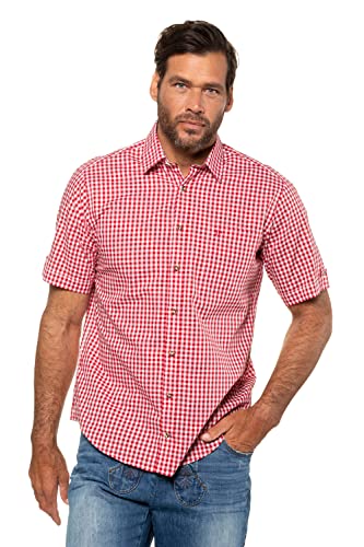 JP 1880 Herren große Größen Übergrößen Menswear L-8XL Hemd, Tracht, Halbarm, Kent Kragen, Modern Fit Salsa 8XL 723283530-8XL von JP 1880