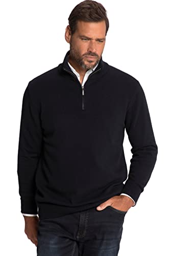 JP 1880 Herren Troyer Pullover, Dunkel Marine, XXL EU von JP 1880