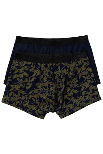 JP 1880 Herren große Größen Menswear L-8XL Hip-Pants FLEXNAMIC®, Oeko-TEX, 2er-Pack, Unterhose, bis 7XL tannengrün 4XL 829175640-4XL von JP 1880
