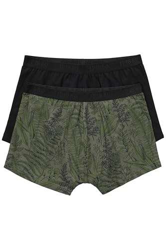 JP 1880 Herren große Größen Menswear L-8XL Hip-Pants FLEXNAMIC®, Oeko-TEX, 2er-Pack, Unterhose, bis 8XL tannengrün 5XL 837643137-5XL von JP 1880